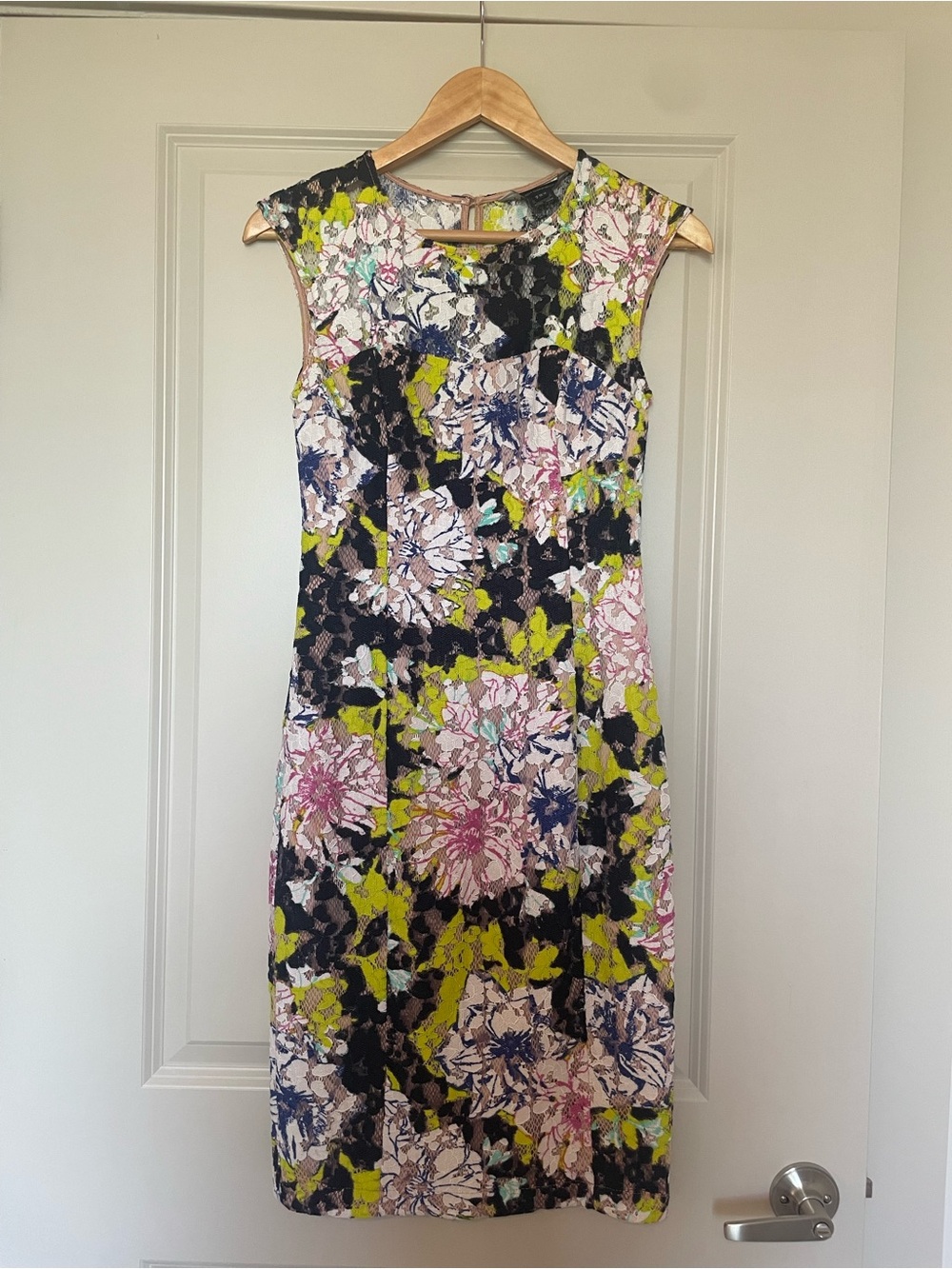 French Connection Botanical Trip Lace Sheath Dress